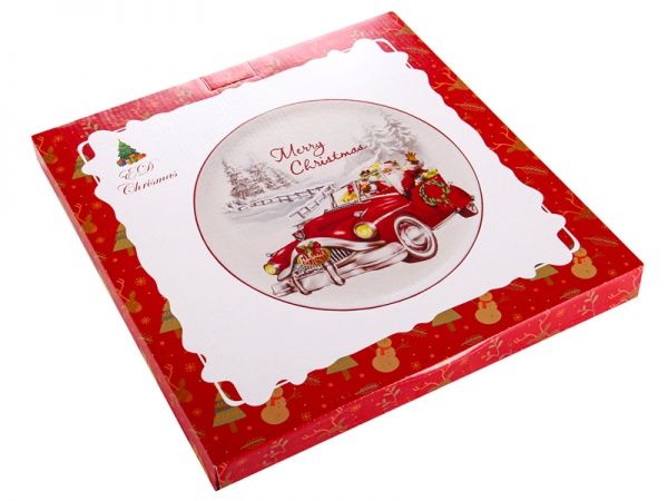 Тарілка сервірувальна Сніговик 21 см 358-998 Lefard