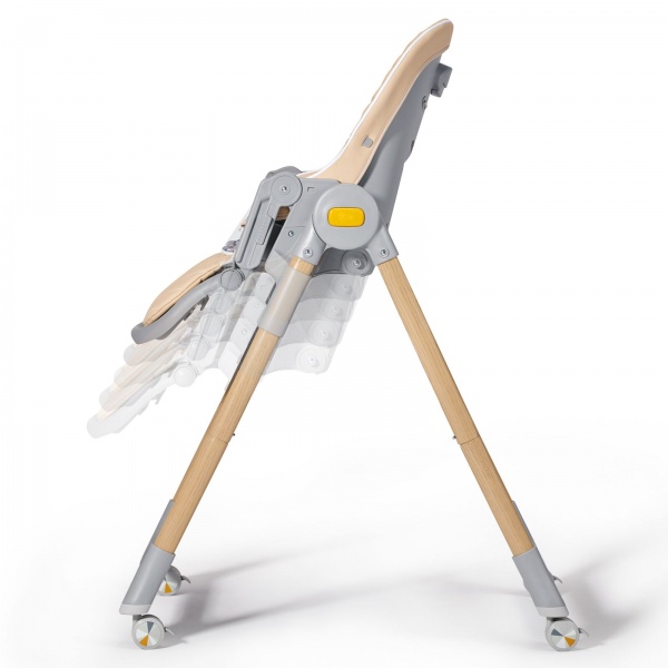 Стульчик для кормления Kinderkraft Lastree Beige Wood (KHLAST00BEGW000)