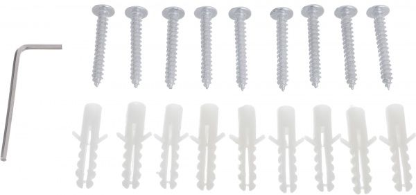 Карниз Gardinia Ally двойной наборной d19/19 мм 200 см сталь 