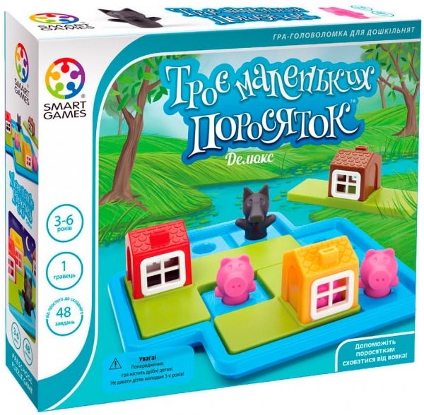 Игра настольная Smart games Трое маленьких поросят SG 023 UKR