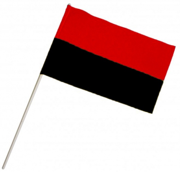 Флаг красно-черный