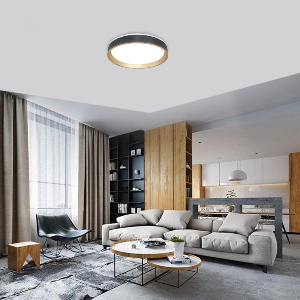 Світильник світлодіодний Eurolamp 72 Вт чорний Modernity