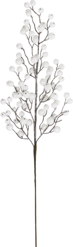 Декорація гілка з білими ягодами 72 см RS1Z2230-72CM