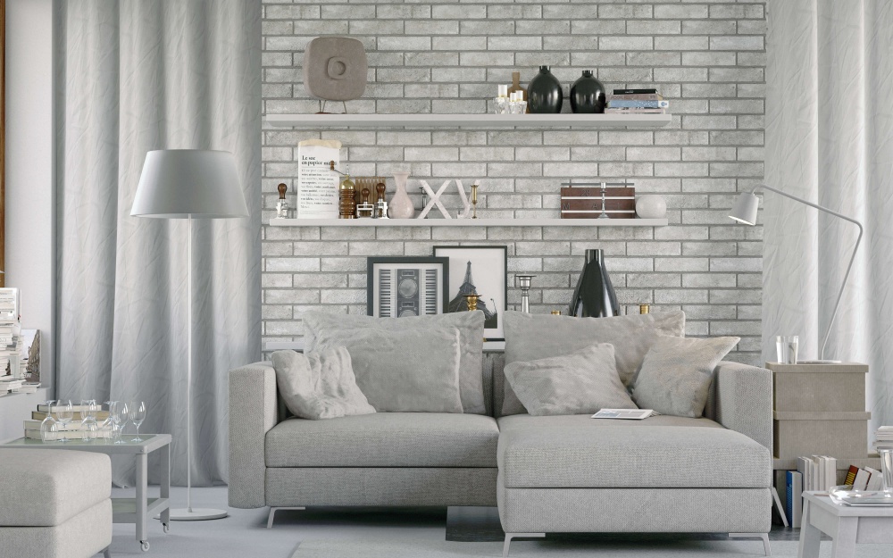 Плитка Golden Tile Brickstyle London smoke 30В010 25x6 см