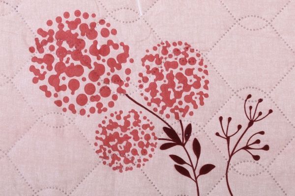 Покривало Кульбаба 160x210 см UP! (Underprice) рожевий з малюнком 