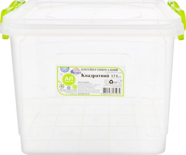 Контейнер универсальный Ал-Пластик 3,7 л 155x210x210 мм