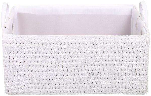 Кошик плетений Tony Bridge Basket з текстилем 40х30х18 см DSF20-2AB-3 
