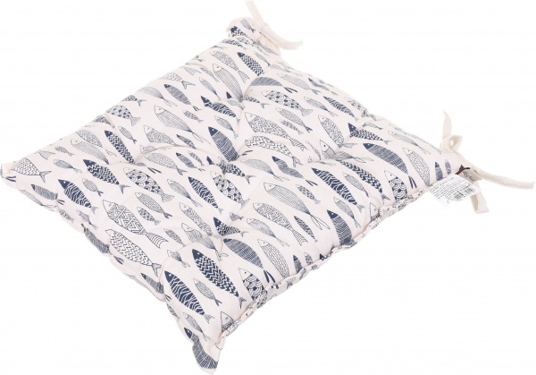 Подушка на стул рыбки 40х40 см La Nuit