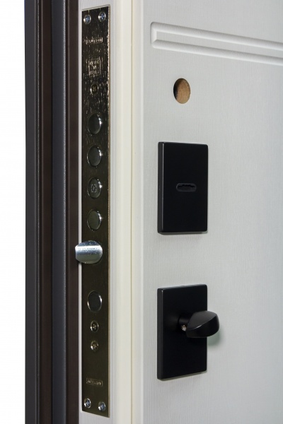 Двері вхідні Булат Термо Мегаполис 528 мусонне дерево / мусонне дерево світле 2050x850 мм ліві