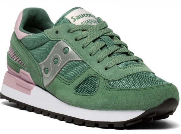 Кроссовки Saucony SHADOW ORIGINAL 1108-796s р.US 9 зеленый с серебристым