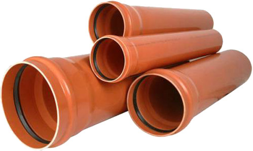 Труба канализационная ПВХ 110x3000x3,2 мм SN4 Ostendorf