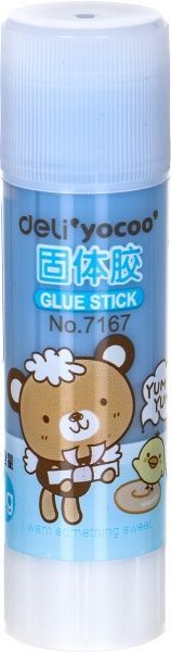 Клей-карандаш 21 г цветной 7167 Deli