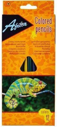 Карандаши цветные Animal World E11515 12 шт. Economix
