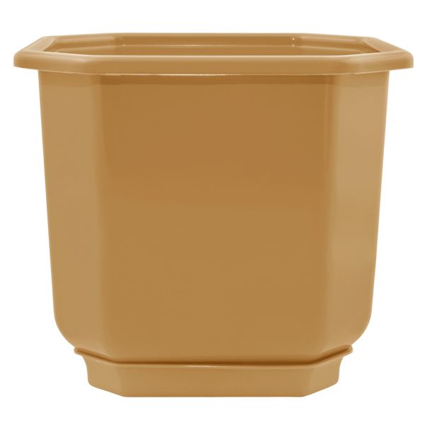 Горщик пластиковий Алеана Дама квадратний 2л бронзовий (112026) 