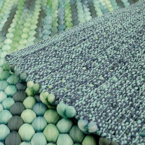 Килимок для ванної Home Line Bubble 60х90 см бірюзовий