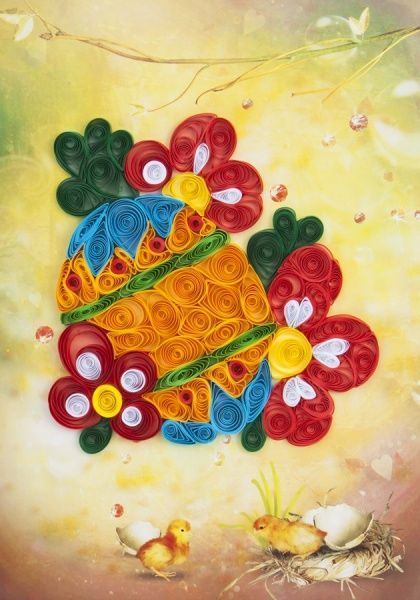 Набір для творчості Об’ємний квілінг. Крашанка QP-6346 Бумагія 