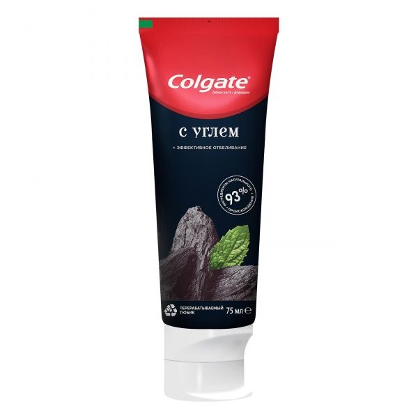 Зубна паста Colgate Naturals Ефективне відбілювання з вугіллям 75 мл
