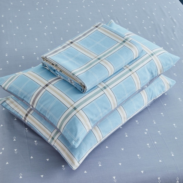 Комплект постільної білизни Tiles 2 блакитний La Nuit 