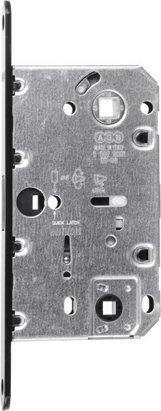 Дверний замок міжкімнатний AGB Mediana Polaris B061025093 чорний