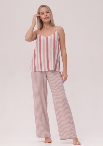 Майка женская Roksana Nika №1326/67002 р. 48 розовый с принтом