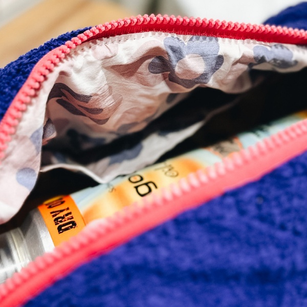 Косметичка Organize Косметичка Тедди Organize махрова 24*13*13 см (синій) синій 