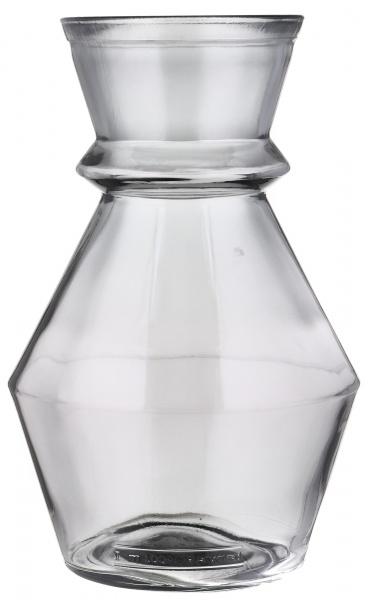 Ваза San Miguel MERIDA D16 см стекло 25 см темно-серый 