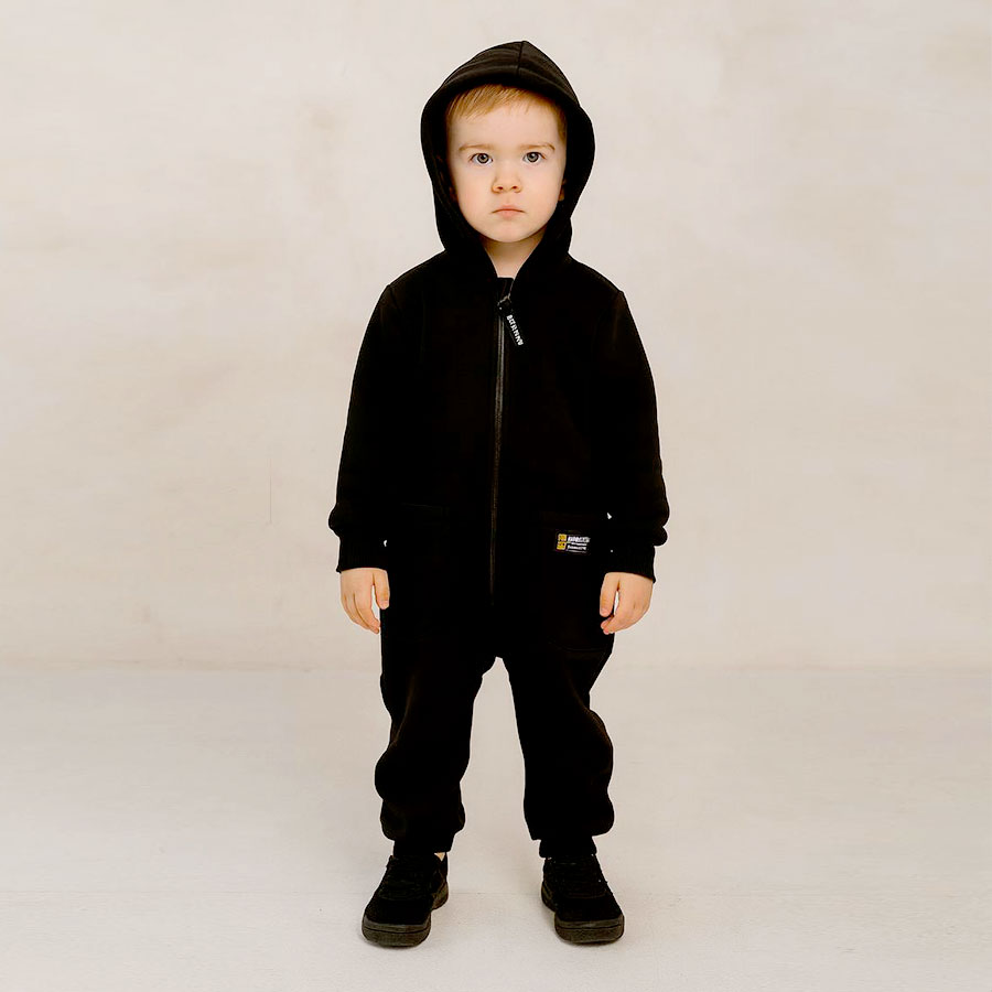 Ромпер-реглан унисекс Blanka р.98-104 черный 110845