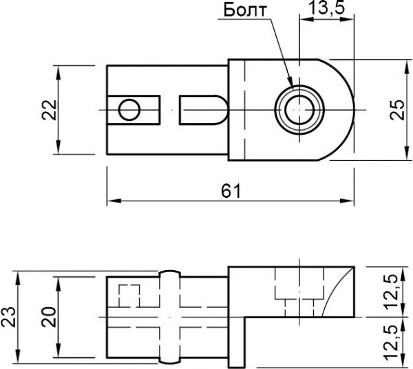 Петля для трубы R-41