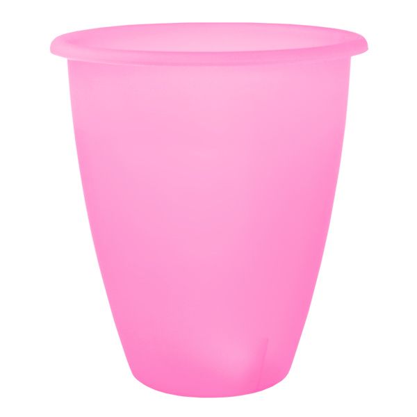 Горшок цветочный Алеана Лукас 13x15 см розовый-прозрачный