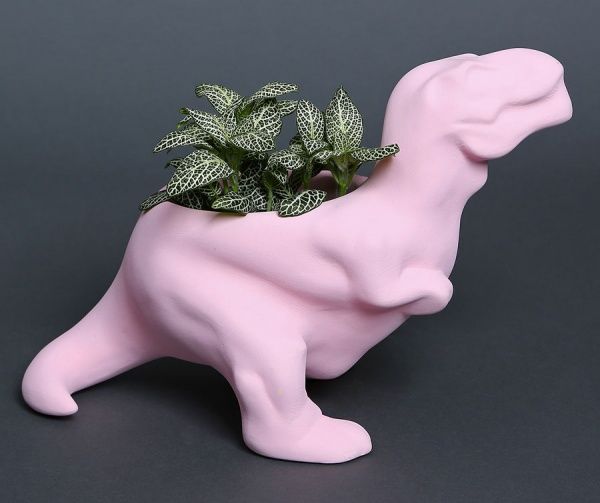 Кашпо Animal Land Тиранозавр рожевий Дон Пион