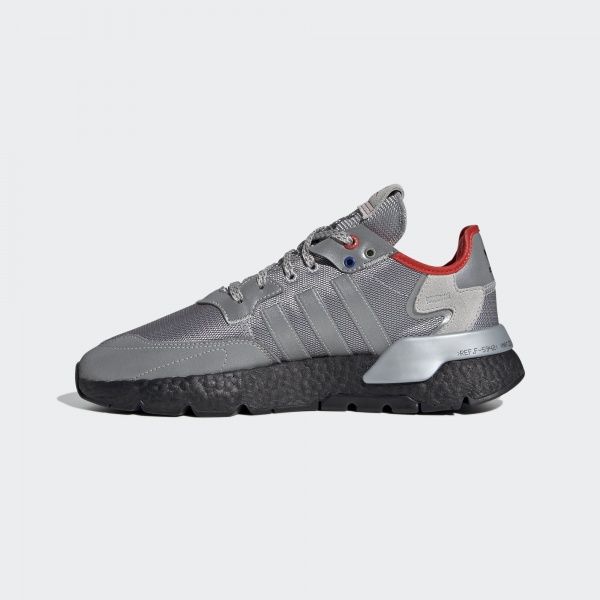 Кроссовки Adidas NITE JOGGER FV3787 р.9 серебристый