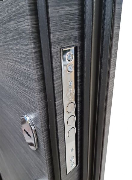 Двері вхідні Булат Статус 518 венге сірий 2050x950мм ліві