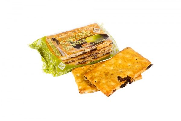 Печенье затяжное Житомирські ласощі «Бабушкина выпечка» с яблоком и корицею 68 г 