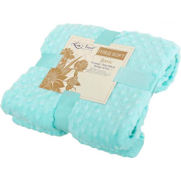 Плед Basic 140x180 см мятный La Nuit 