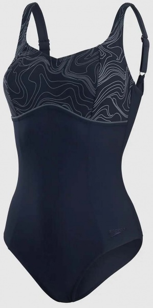 Купальник Speedo SHAPING CONTOURLUSTRE PT 1PC AF 812284G707 р.36 черный