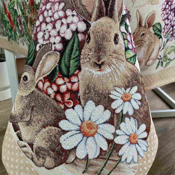 Скатерть Alicia 130x140 см бежевый Прованс 