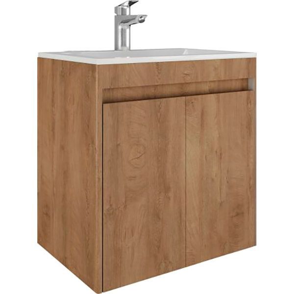 Тумба підвісна Water House Preference N1 60 МДФ розпил дерева медовий під умив.Como 60