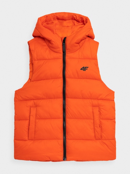 Жилет 4F VEST JACKET M030 4FJSS23TVJAM030-70S р.164 помаранчевий