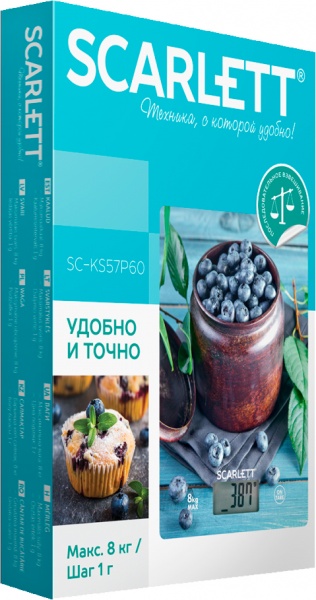 Ваги кухонні Scarlett SC-KS57P60 