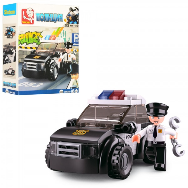 Конструктор Sluban M38-B0638d Полиция New: Машина