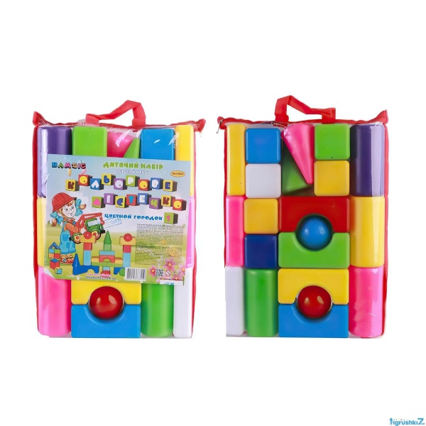 Іграшка-конструктор Bamsic Кольорове містечко - 1 5604