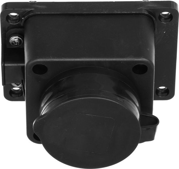 Колодка UP! (Underprice) із заземленням 1 гн. чорний YK-401P-BK 