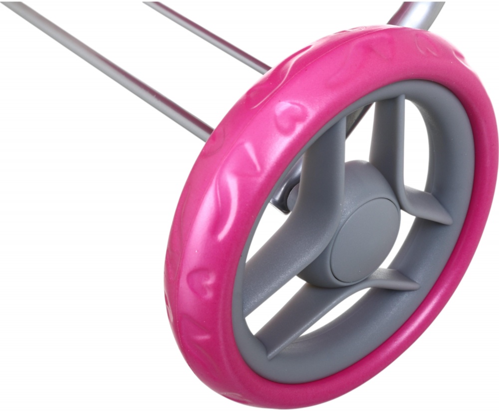 Коляска для ляльок PIXIE 58х33х55 см рожево-блакитний 9325H