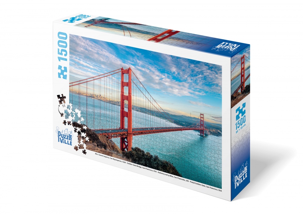 Пазл PUZZLEVILLE Мост Золотые ворота, Сан-Франциско, США 1500 элементов PZL1500_3