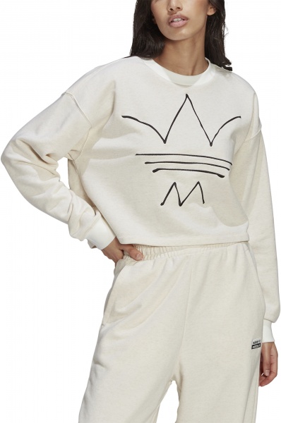 Світшот Adidas SWEATSHIRT GN4333 р. 40 сірий меланж