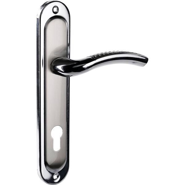 Ручка на планке Bruno Trendy 135 PZ матовый никель/хром