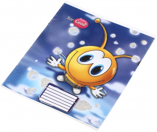 Зошит шкільний з глітером 12 аркушів у лінійку в асортименті Мрії збуваються