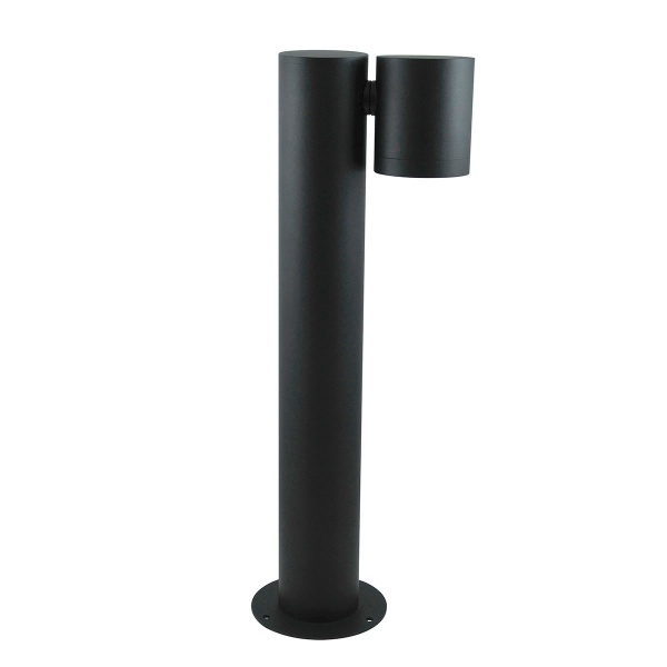 Столбик Polux Pino 44 см GU10 IP44 черный 