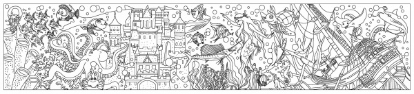 Розмальовка «Щастя в малій квадратній коробці» 9771996550015