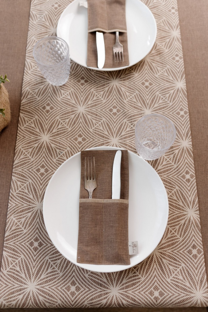 Чохол для приборів Прованс Кориця Коричневий 10x24 см